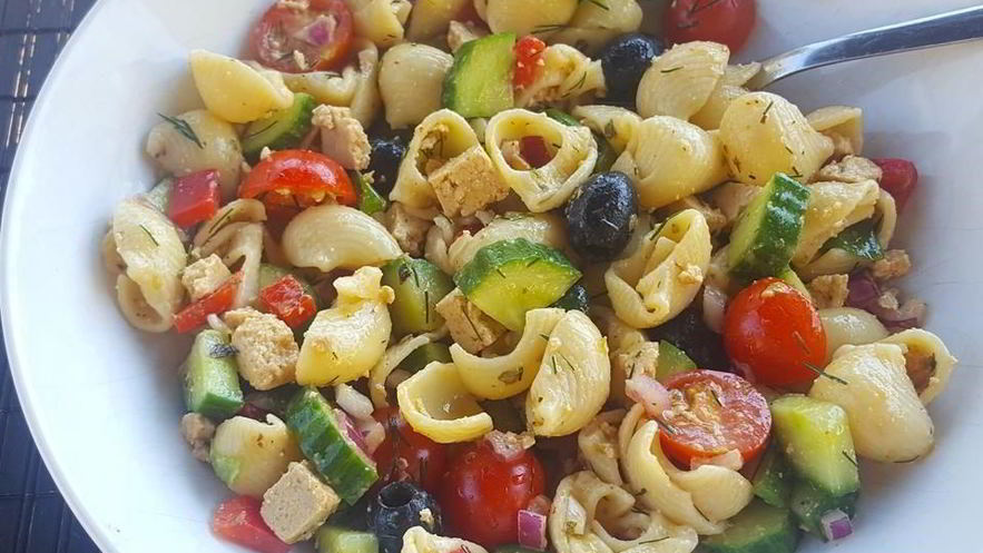 Рецепт греческого макаронного салата