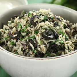 Рецепт Греческого рисового салата