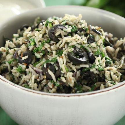 Рецепт Греческого рисового салата