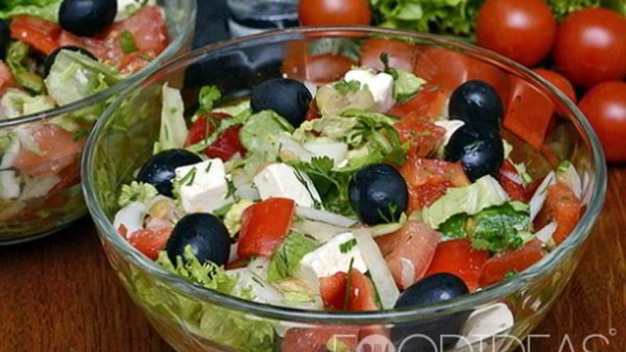 Рецепт греческого салата с пекинской капустой