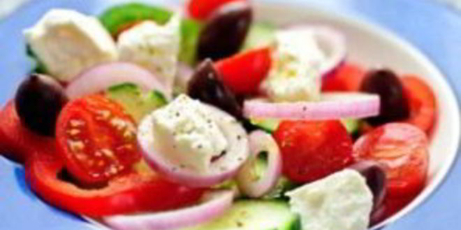 Рецепт греческого салата с помидорами