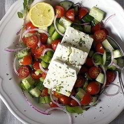 Рецепт Греческого салата с соевым соусом