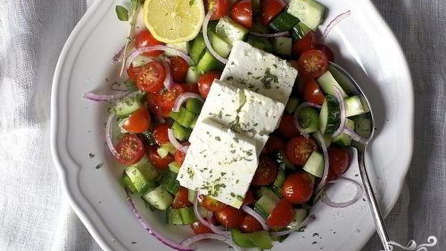 Рецепт греческого салата с соевым соусом