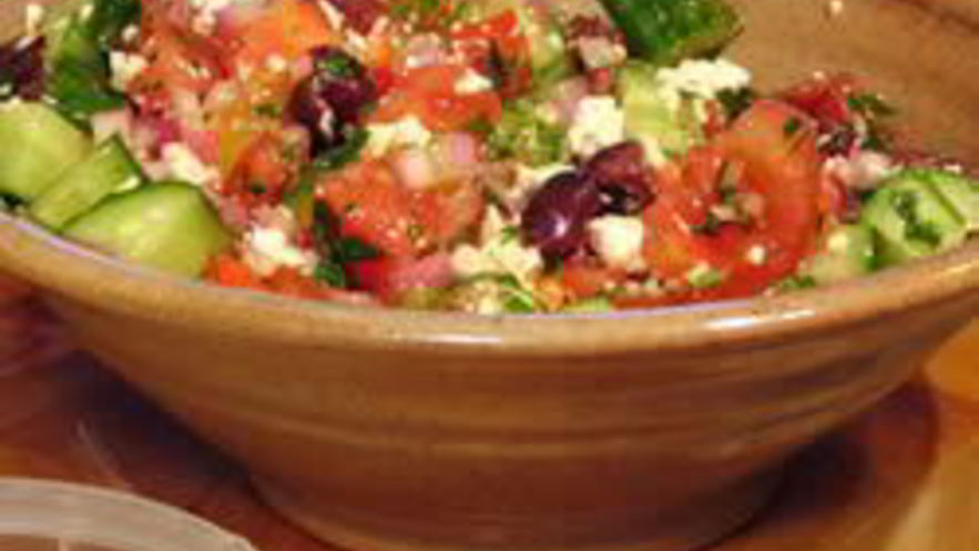 Рецепт греческого салата со сладким перцем