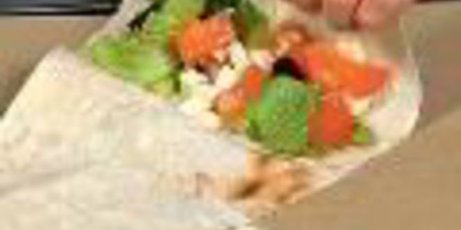 Рецепт греческого салата в лаваше