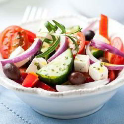 Рецепт Легкого греческого крестьянского салата