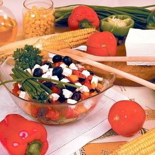 Рецепт Салата греческого с брынзой