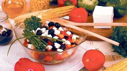 Рецепт Салата греческого с брынзой