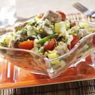 Рецепт Картофельно-фасолевого салат с тунцом