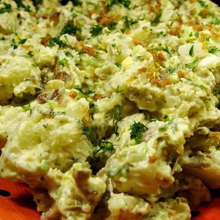 Рецепт Картофельного салата с беконом