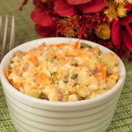 Рецепт Картофельного салата с соленым огурцом