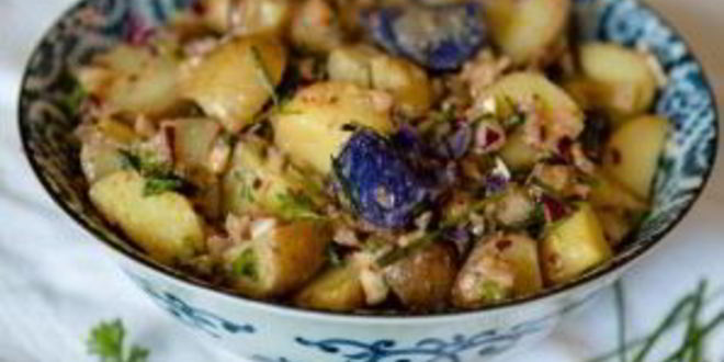 Рецепт постного картофельного салата