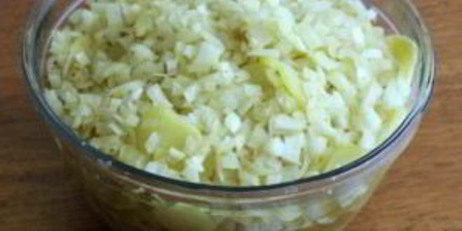Рецепт салата из картофеля и лука