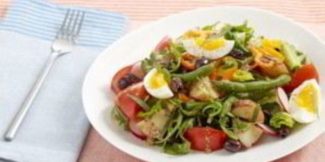 Рецепт салата из картофеля и яиц