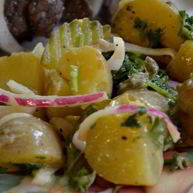 Рецепт Салата картофельного с горчицей