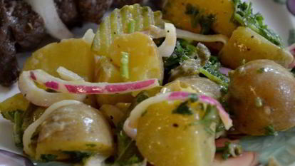 Рецепт Салата картофельного с горчицей