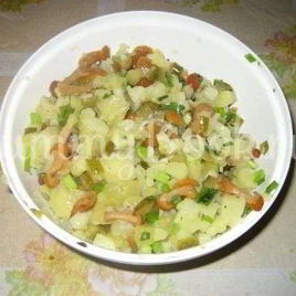 Рецепт Салата Картофельного с грибами