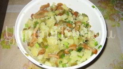 Рецепт Салата Картофельного с грибами