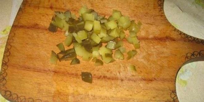 Рецепт салата картофельного с грибами