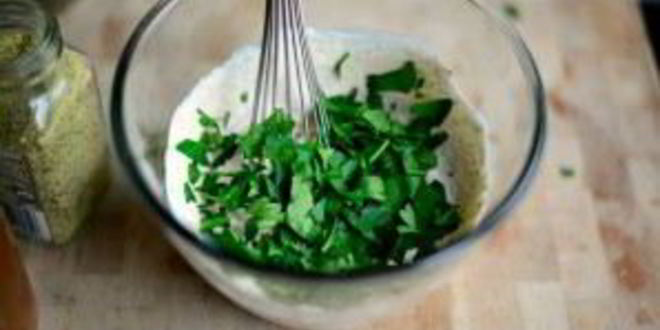 Рецепт салата с запеченным картофелем