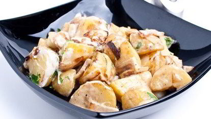 Рецепт Теплого картофельного салата на гриле