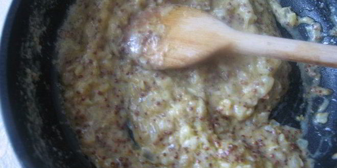 Рецепт теплого картофельного салата с телятиной