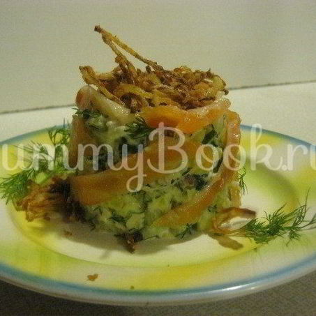 Рецепт Теплого салата с картофелем и лососем