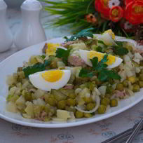 Консервированной салат из печени трески