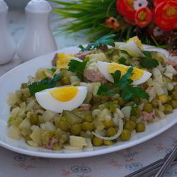 Рецепт Консервированного салата из печени трески