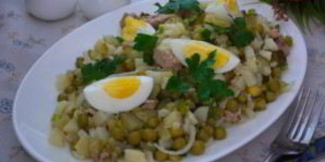 Рецепт консервированного салата из печени трески