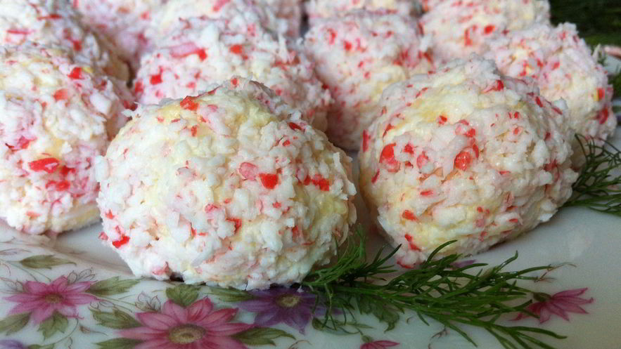 Рецепт крабовых рафаэлло