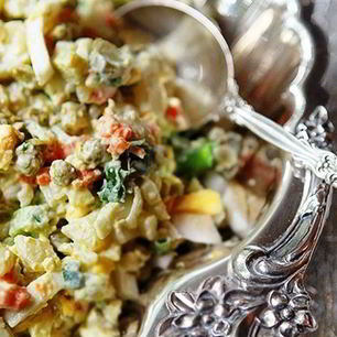 Рецепт Диетического оливье