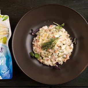 Рецепт Легкого салата Оливье