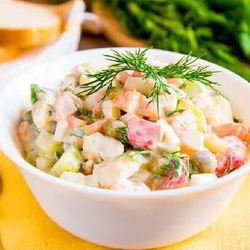 Рецепт Новогоднего салата оливье