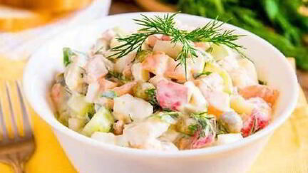 Рецепт Новогоднего салата оливье