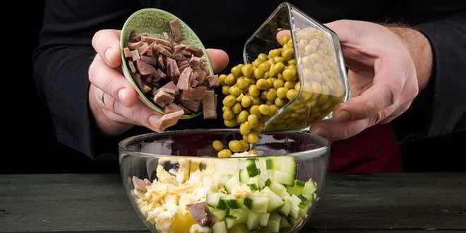 Рецепт оливье изысканный