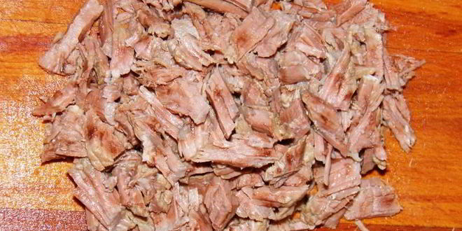 Рецепт оливье с мясом