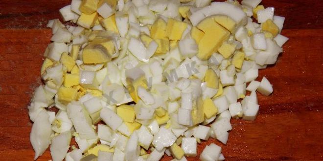 Рецепт оливье с мясом