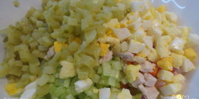 Рецепт оливье вкус детства