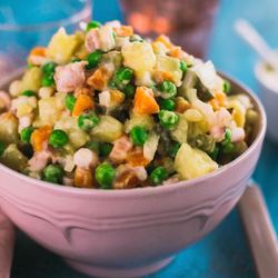 Рецепт Постного салата оливье