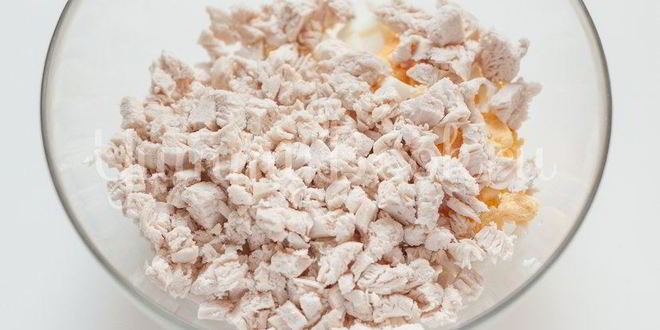 Рецепт салата оливье без майонеза и картофеля