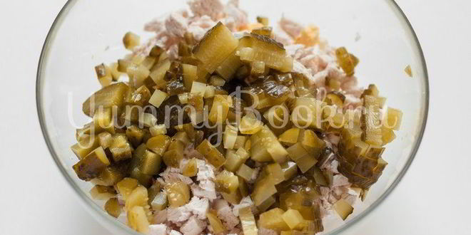 Рецепт салата оливье без майонеза и картофеля