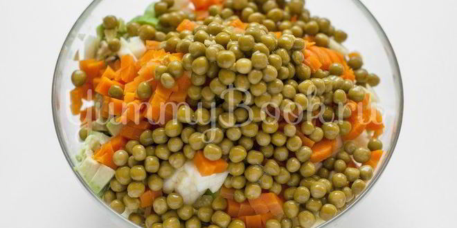 Рецепт салата оливье без майонеза и картофеля