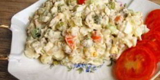 Рецепт салата оливье новогодний