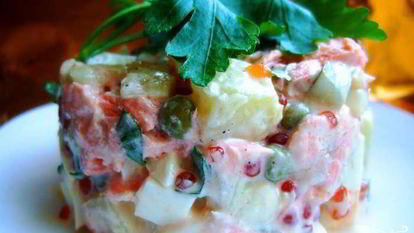 Рецепт Салата Оливье по-новому