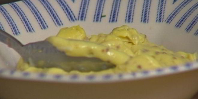 Рецепт салата оливье с домашним майонезом