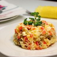 Рецепт Салата Оливье с индейкой