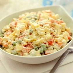 Рецепт Салата Оливье традиционный