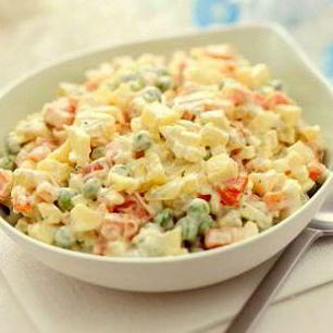 Рецепт Салата Оливье традиционный