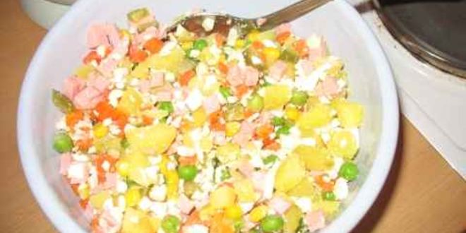 Рецепт салата оливье